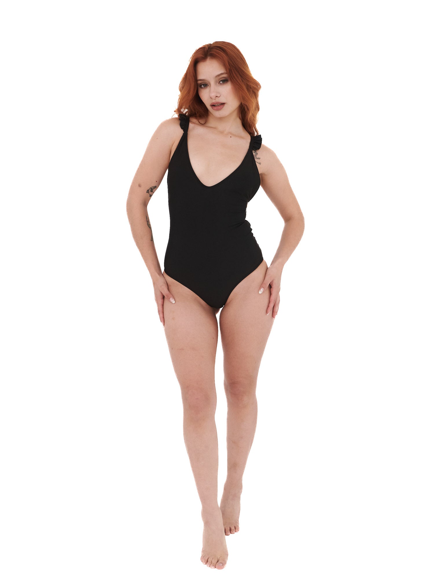 TRAJE DE BAÑO MUJER DAIKIRI BIKINIS ENTERO TULUM NEGRO - 7