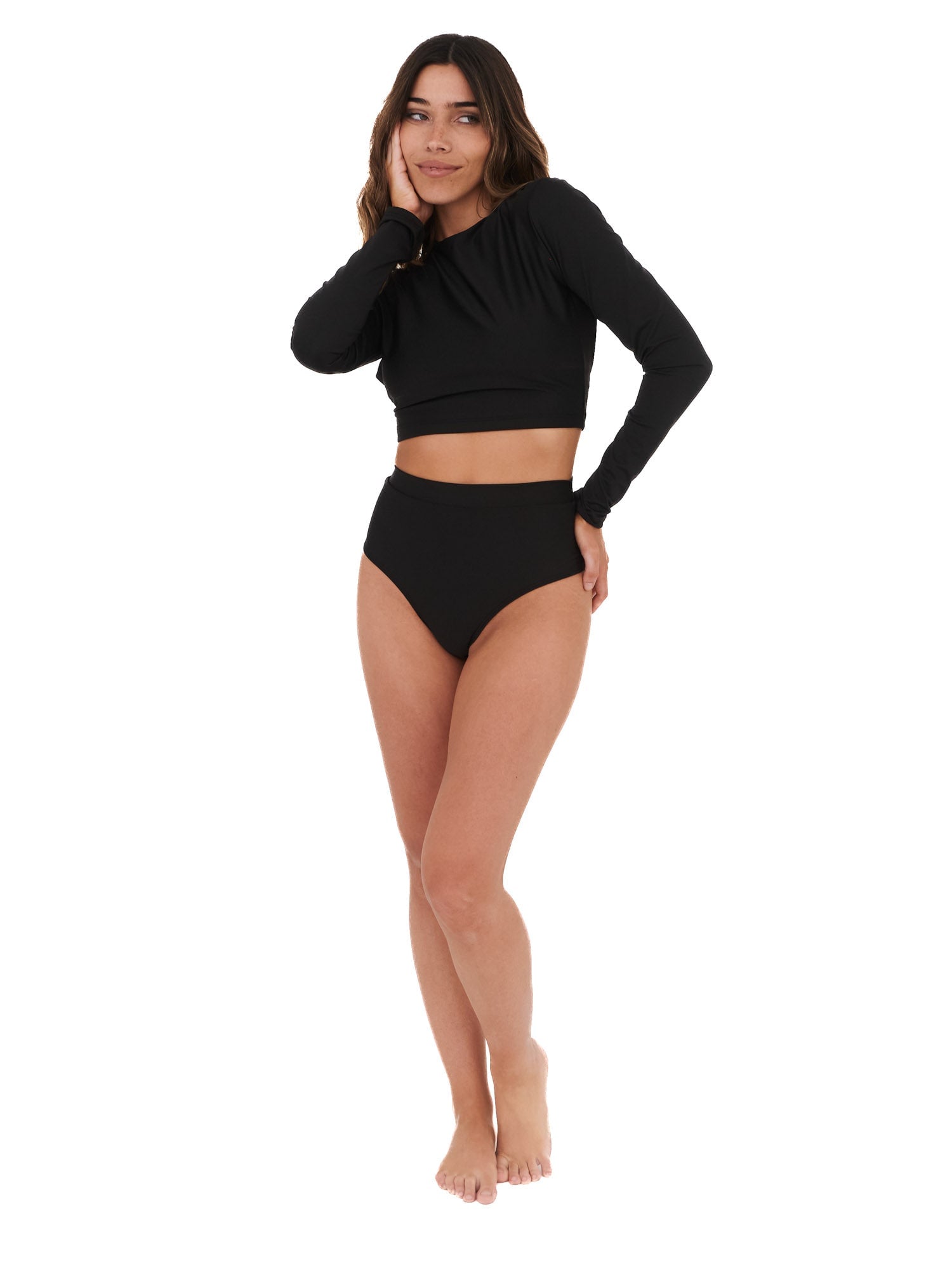 POLERA SURF MUJER DAIKIRI BIKINIS BALI NEGRO - 7