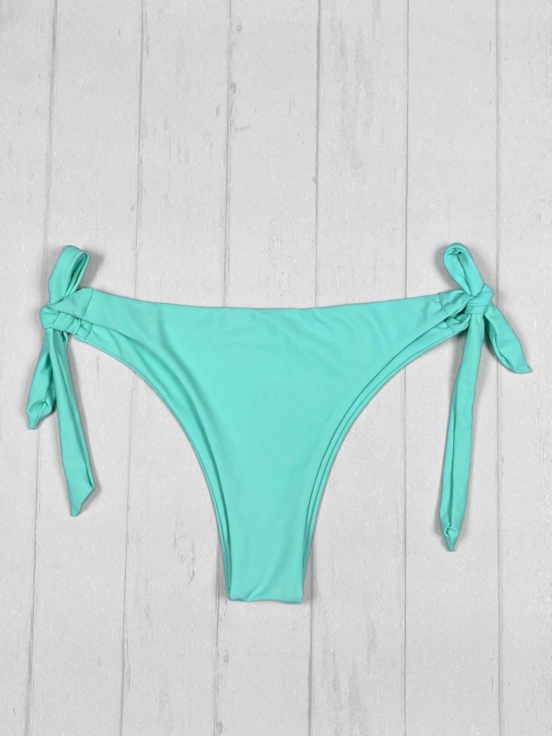 BIKINI MUJER DAIKIRI BIKINIS BOTTOM DE LAZOS VERDE - 7