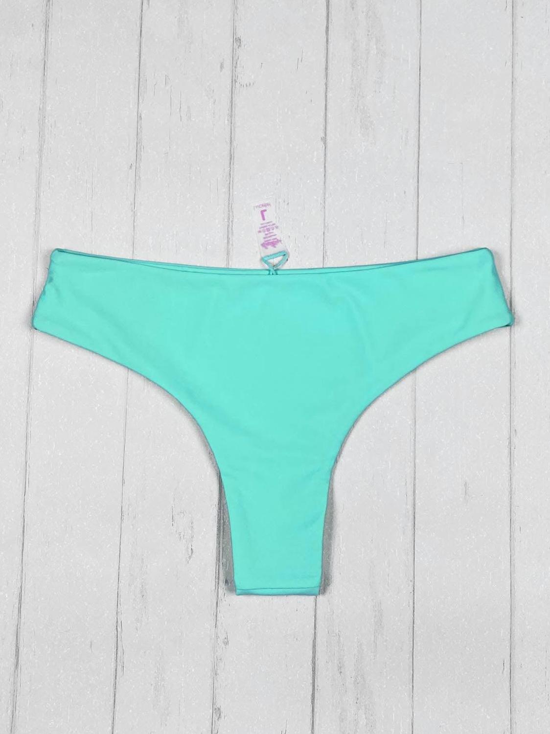 BIKINI MUJER DAIKIRI BIKINIS BOTTOM DE PRETINA ANCHA VERDE - 7