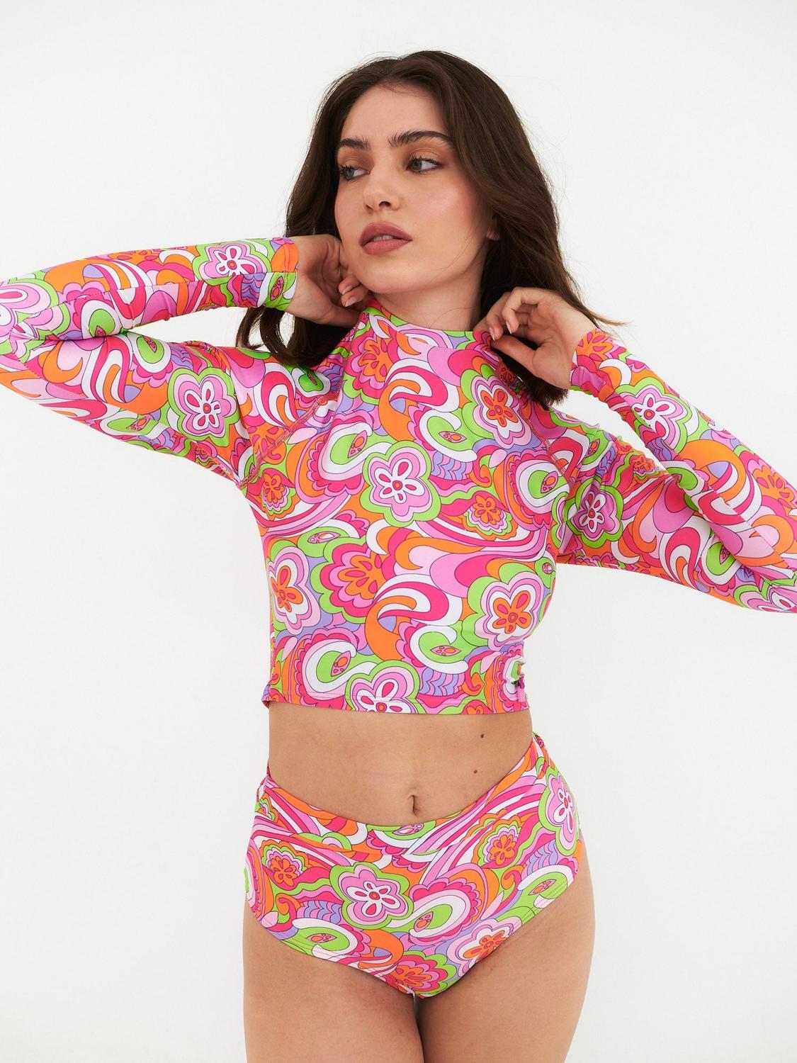 POLERA SURF MUJER DAIKIRI BIKINIS MUNDAKA ROSIDÉLICO - 4