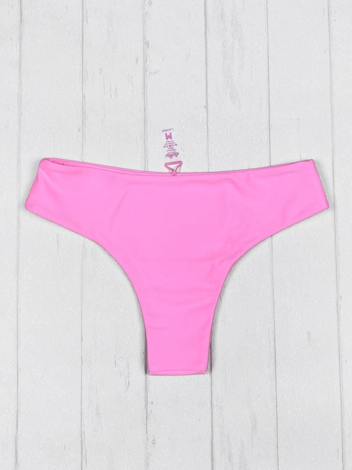 BIKINI MUJER DAIKIRI BIKINIS BOTTOM DE PRETINA ANCHA ROSA - 8