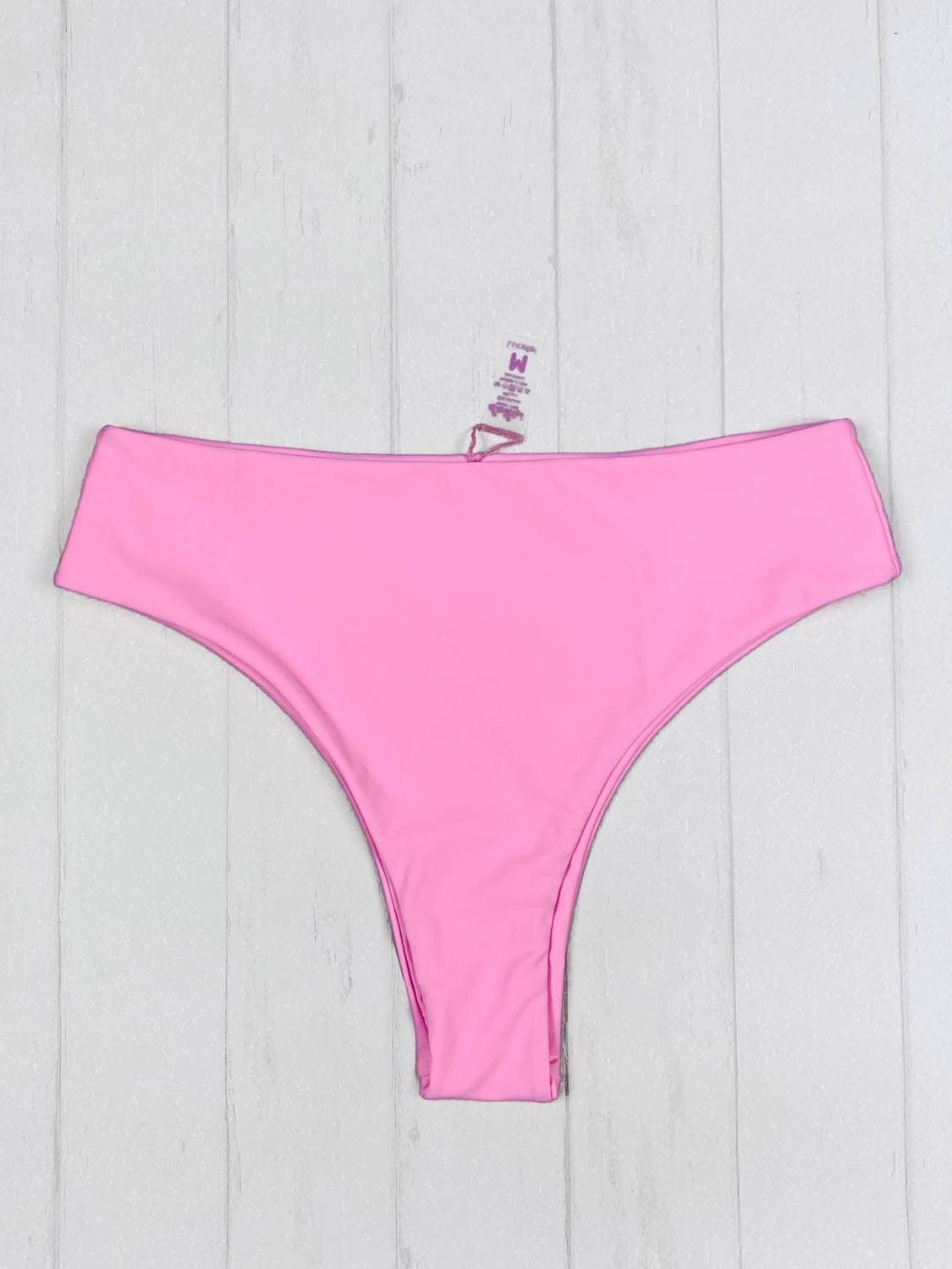 BIKINI MUJER DAIKIRI BIKINIS BOTTOM DE HIGH WAIST ROSA - 5