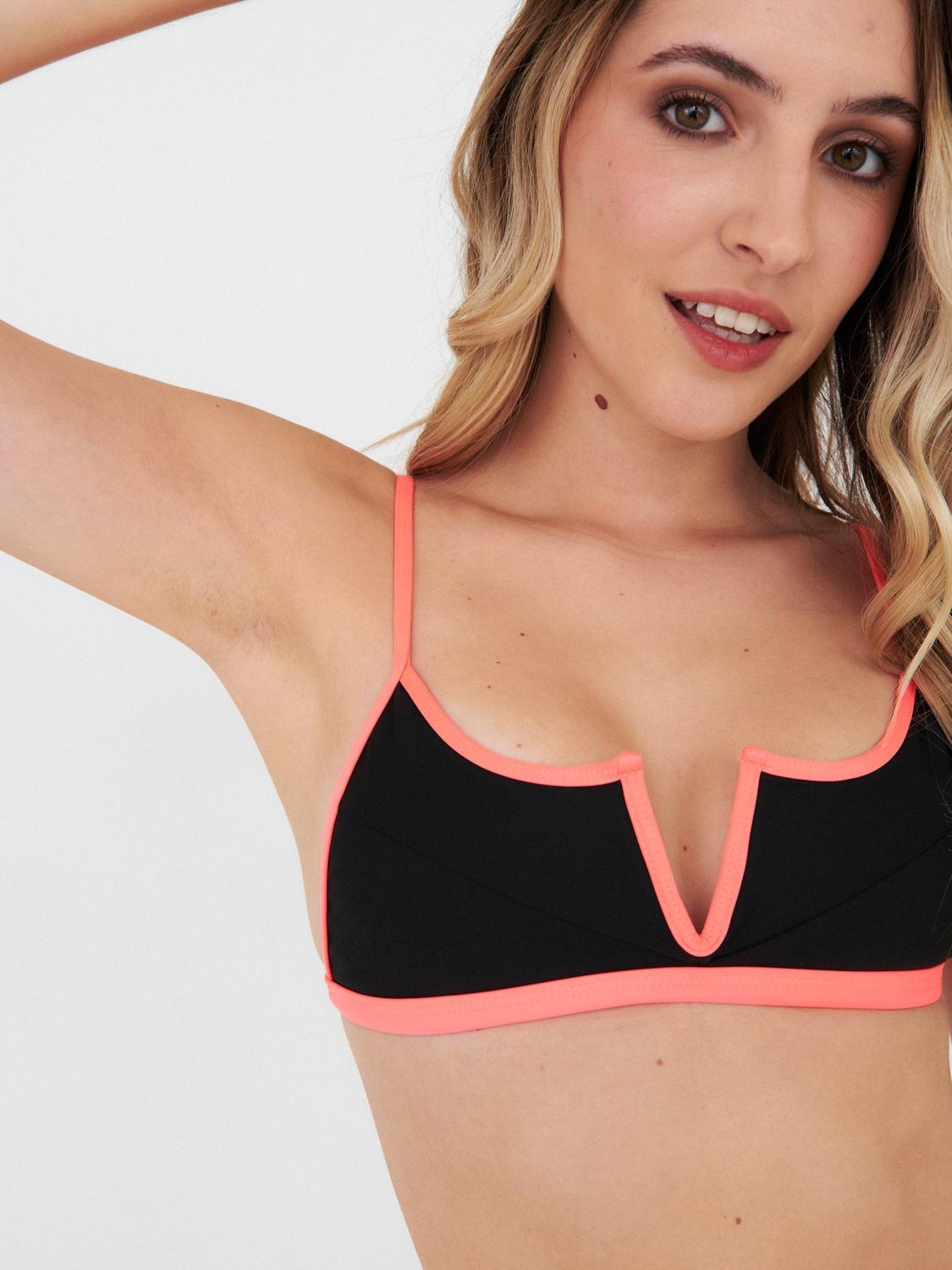 BIKINI MUJER DAIKIRI BIKINIS TOP DE LIMA NEGRO - 1