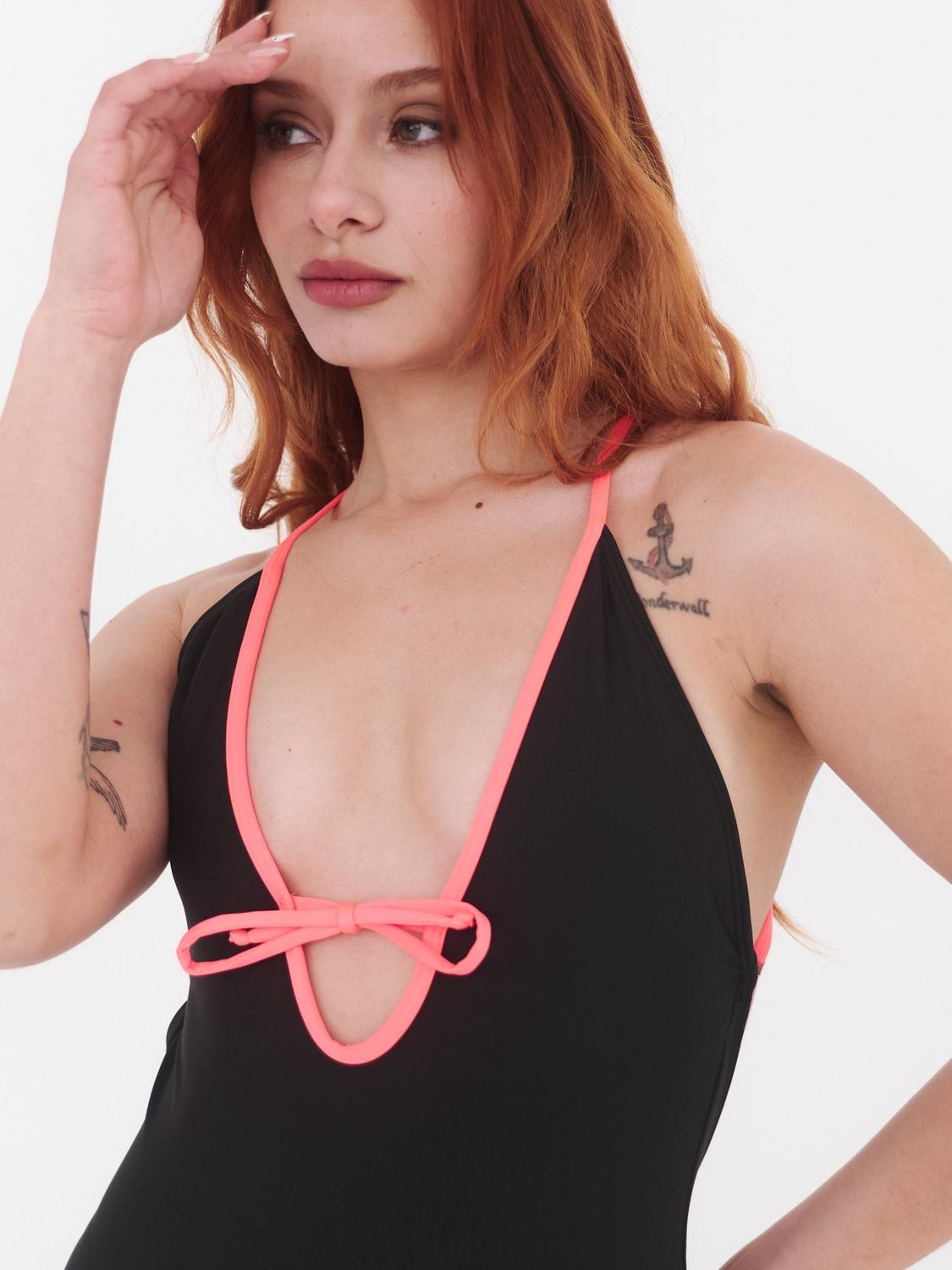 TRAJE DE BAÑO MUJER DAIKIRI BIKINIS ENTERO FIJI NEGRO - 1
