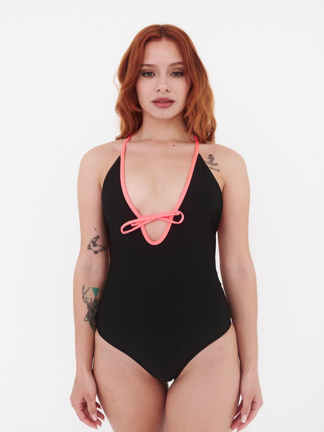 TRAJE DE BAÑO MUJER DAIKIRI BIKINIS ENTERO FIJI NEGRO - 3