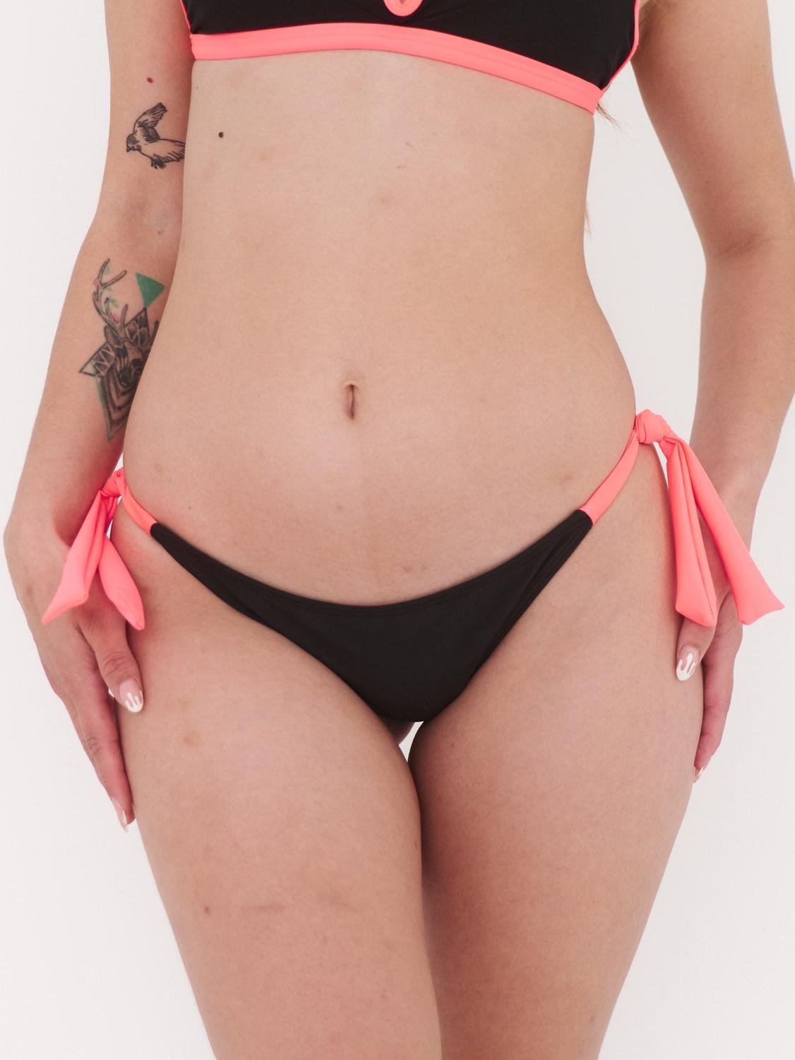 BOTTOM DE BIKINI DAIKIRI MUJER CALZON AMARRAS NEGRO FILTRO UV50+ - 1
