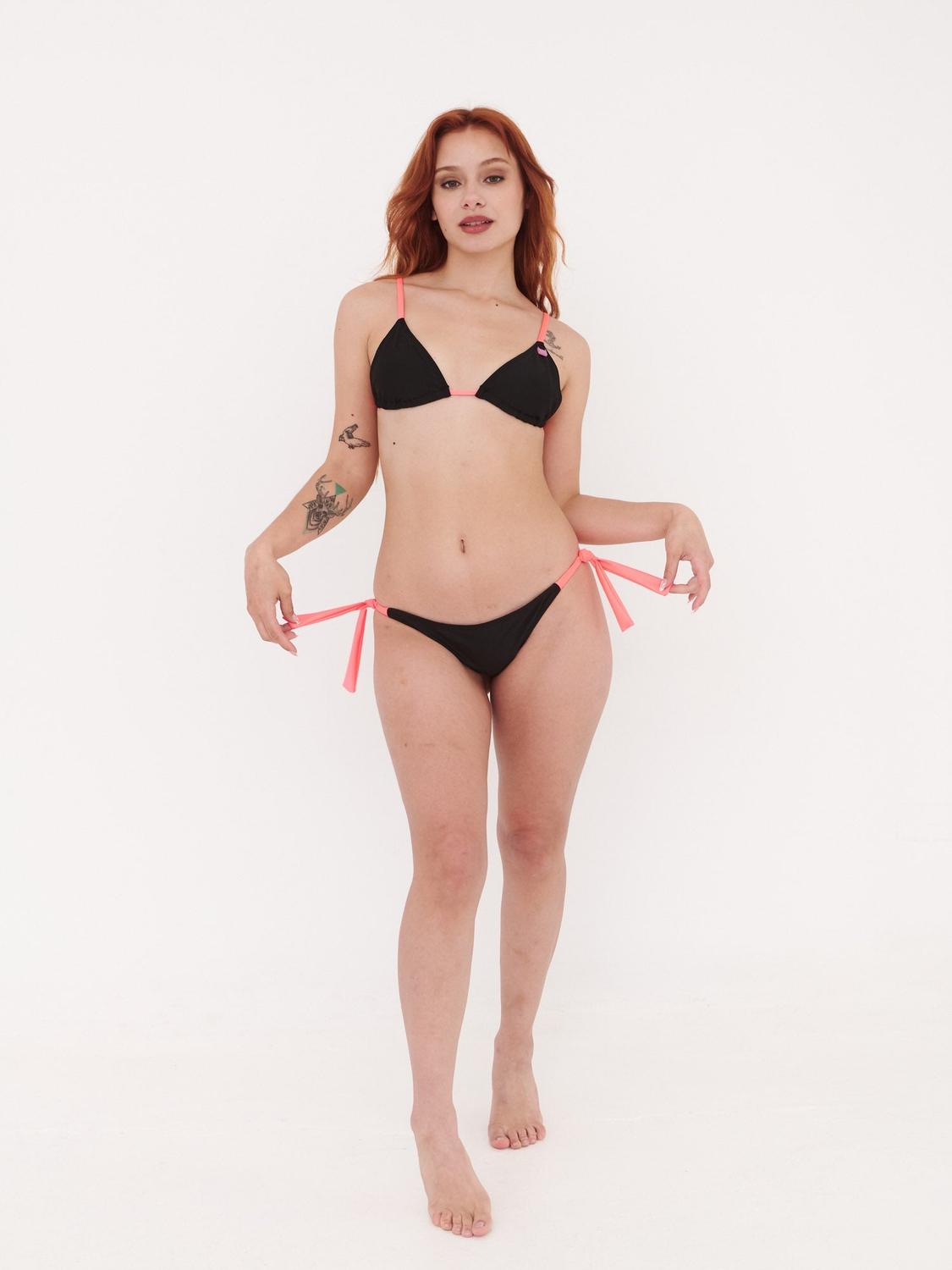 BOTTOM DE BIKINI DAIKIRI MUJER CALZON AMARRAS NEGRO FILTRO UV50+ - 7