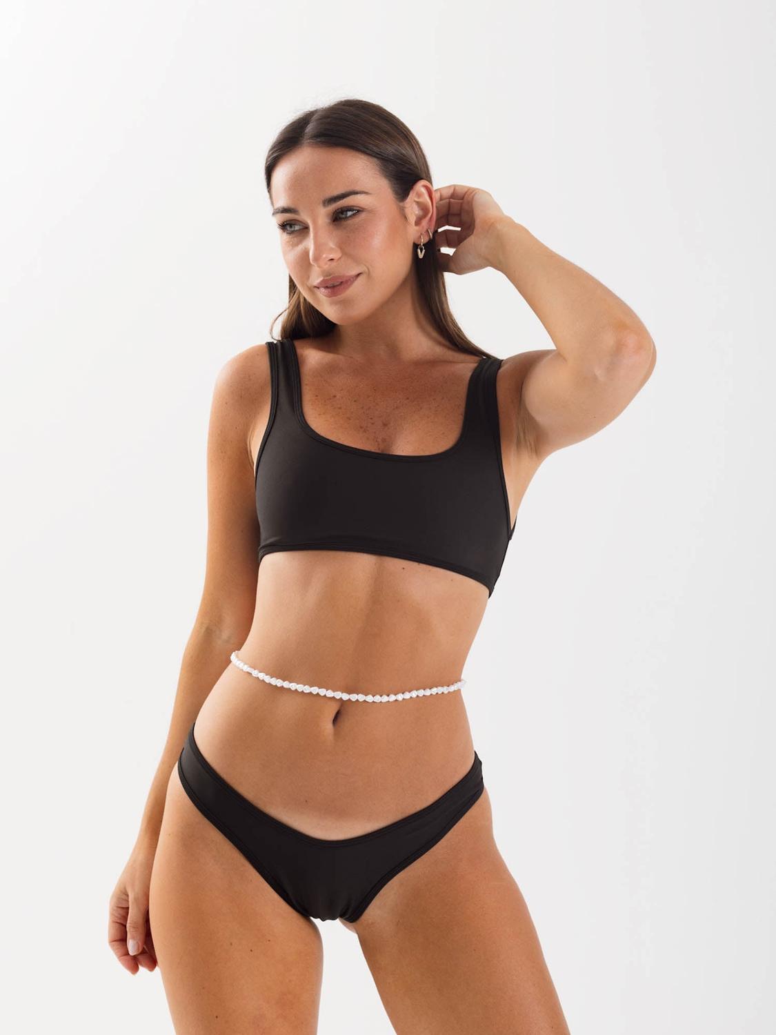 TOP DE BIKINI DAIKIRI MUJER DEPORTIVO AJUSTABLE NEGRO FILTRO UV50+ - 6
