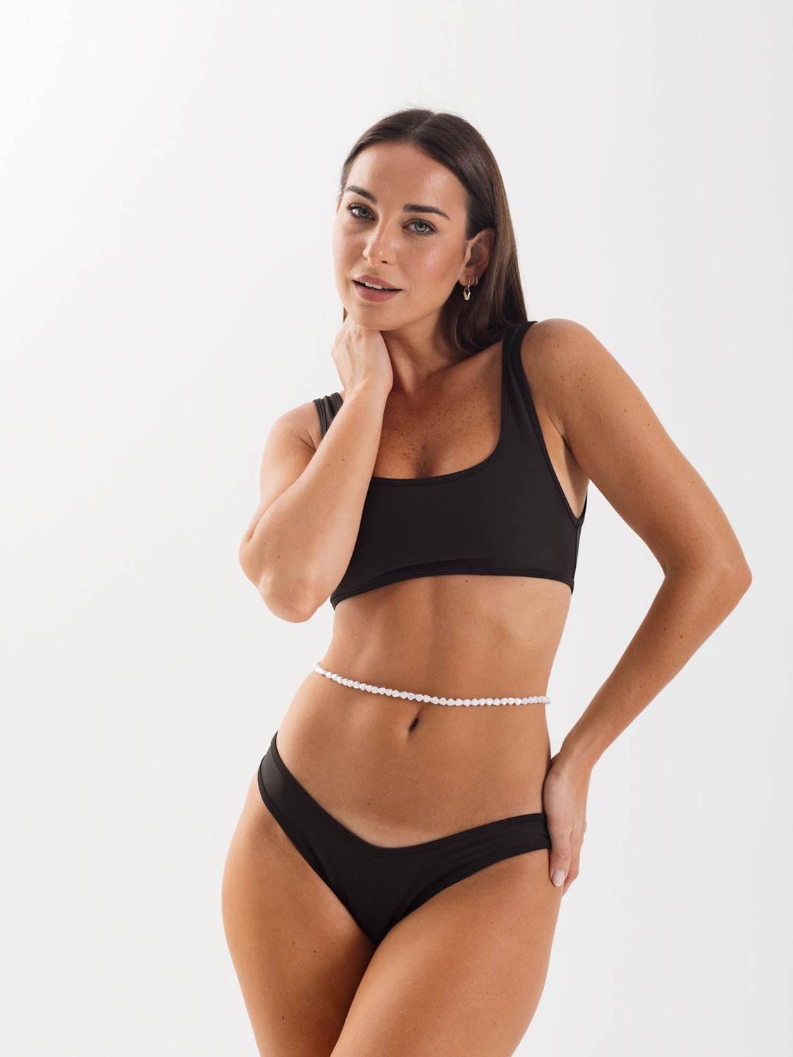 TOP DE BIKINI DAIKIRI MUJER DEPORTIVO AJUSTABLE NEGRO FILTRO UV50+ - 8