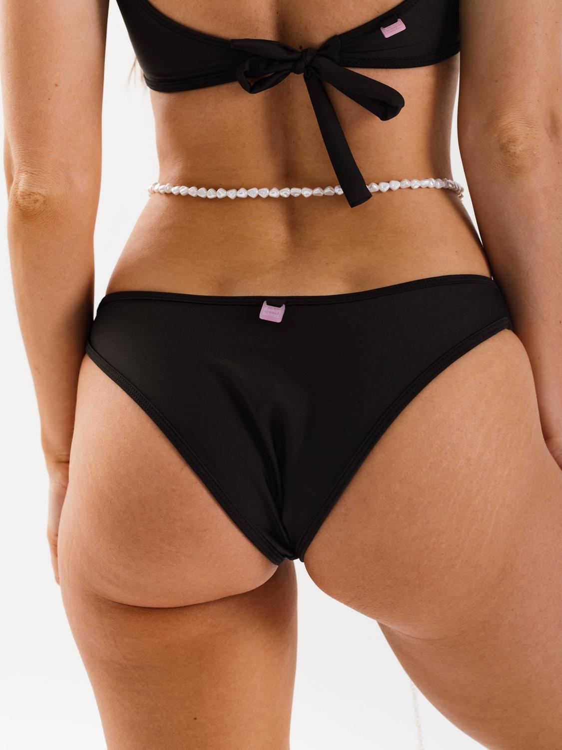 BOTTOM DE BIKINI DAIKIRI MUJER CALZON BORDES NEGRO FILTRO UV50+ - 2