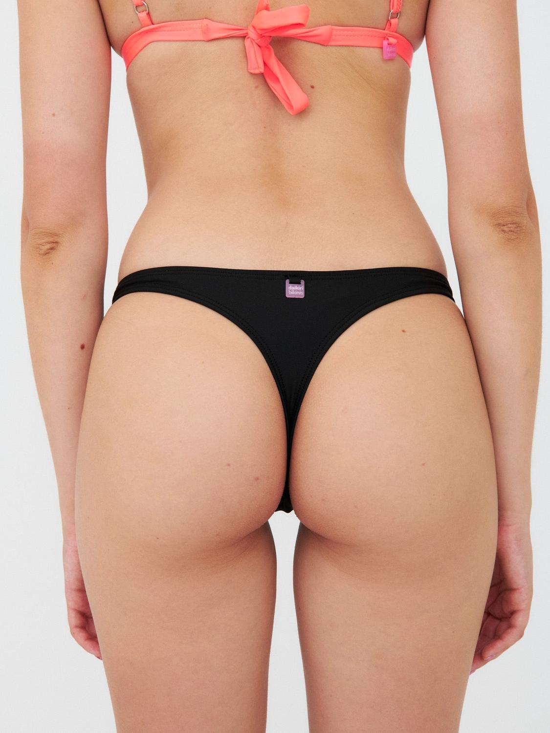 BOTTOM DE BIKINI DAIKIRI MUJER CALZON COLALESS NEGRO FILTRO UV50+ - 1