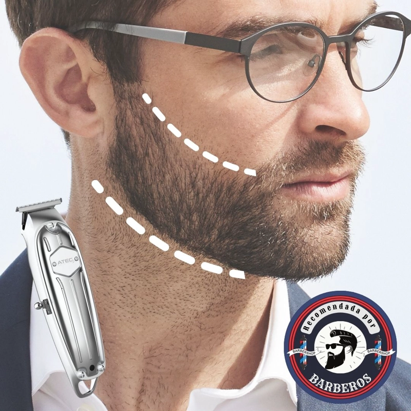 MAQUINA CORTA BARBA ATEC MILANO TRIMMER - 4