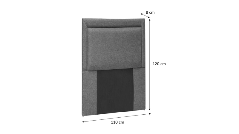 RESPALDO DE CAMA SILVER 1 PL - 3