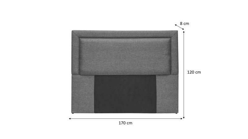 RESPALDO DE CAMA SILVER 2 PL - 3