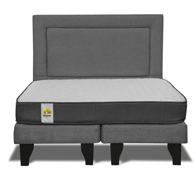 CAMA BD + RESPALDO SILVER 2 PL - 1