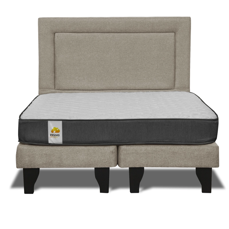 CAMA BD + RESPALDO SILVER 2 PL - 1
