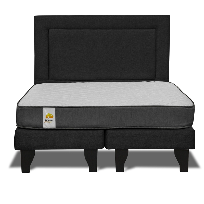 CAMA BD + RESPALDO SILVER 2 PL - 1