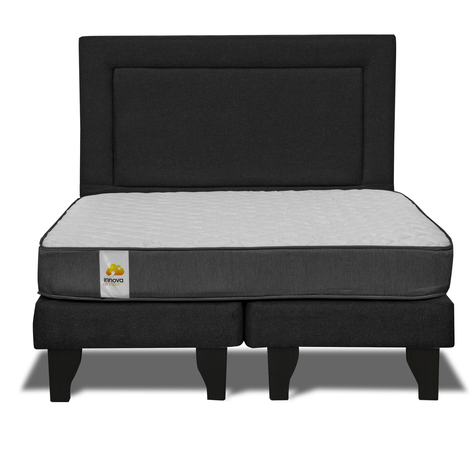 CAMA BD + RESPALDO SILVER 2 PL - 1