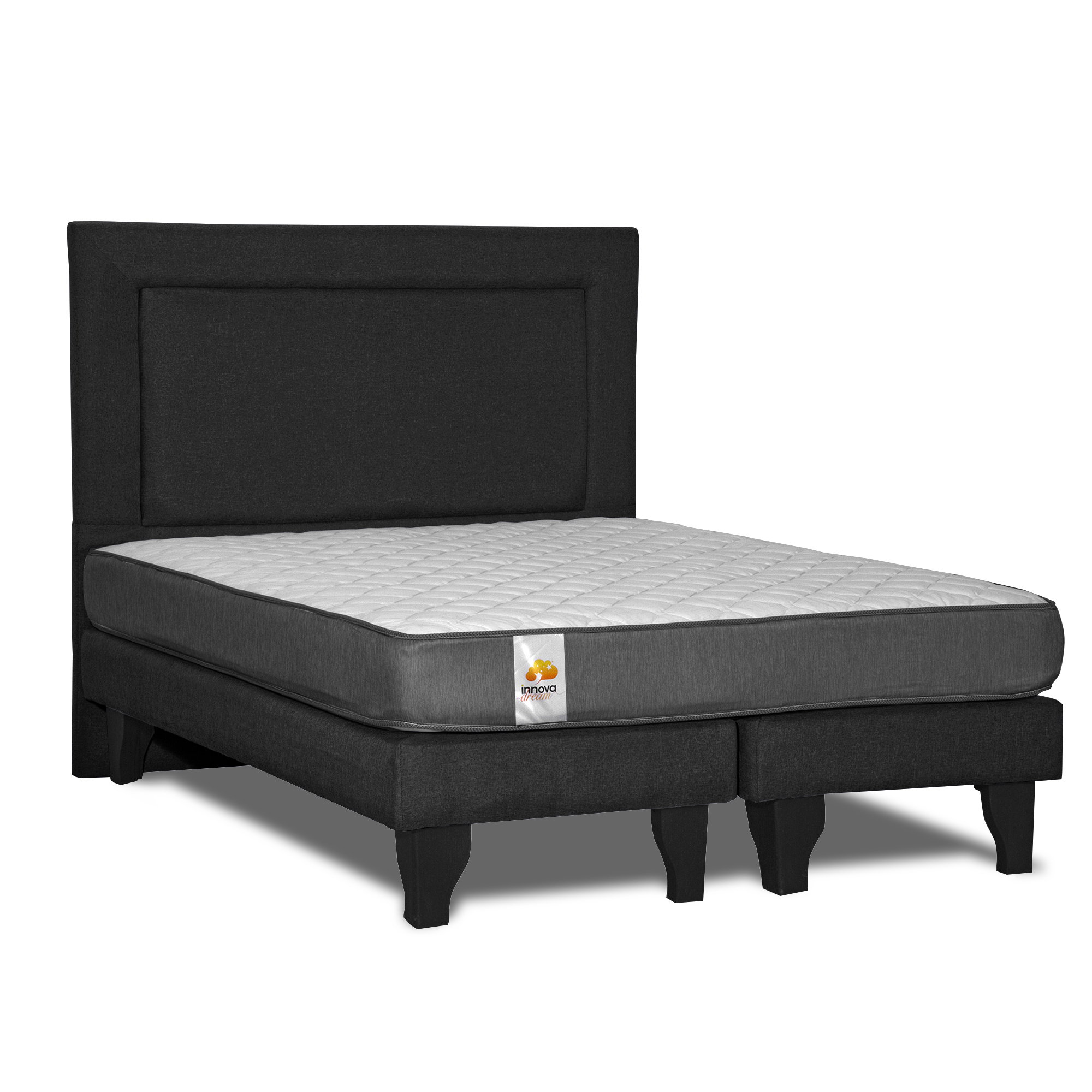 CAMA BD + RESPALDO SILVER 2 PL - 2