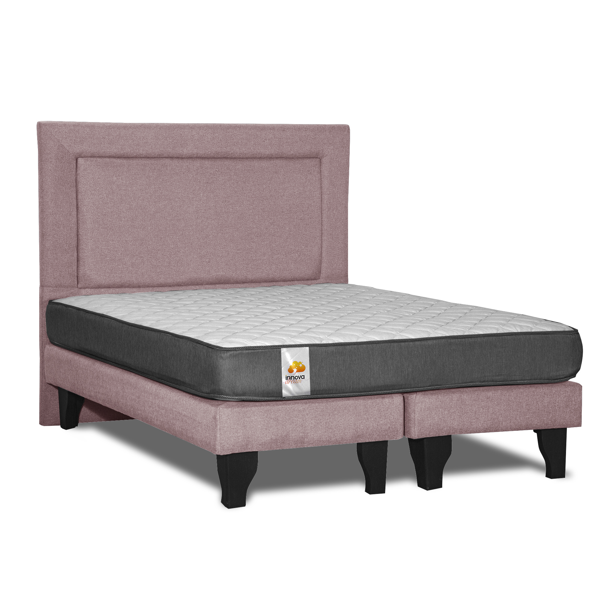 CAMA BD + RESPALDO SILVER 2 PL - 2