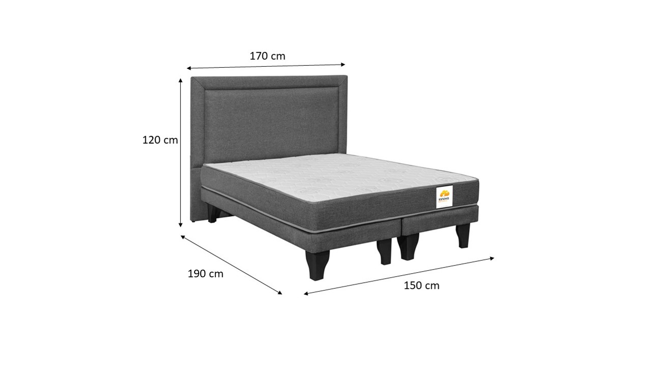 CAMA BD + RESPALDO SILVER 2 PL - 7