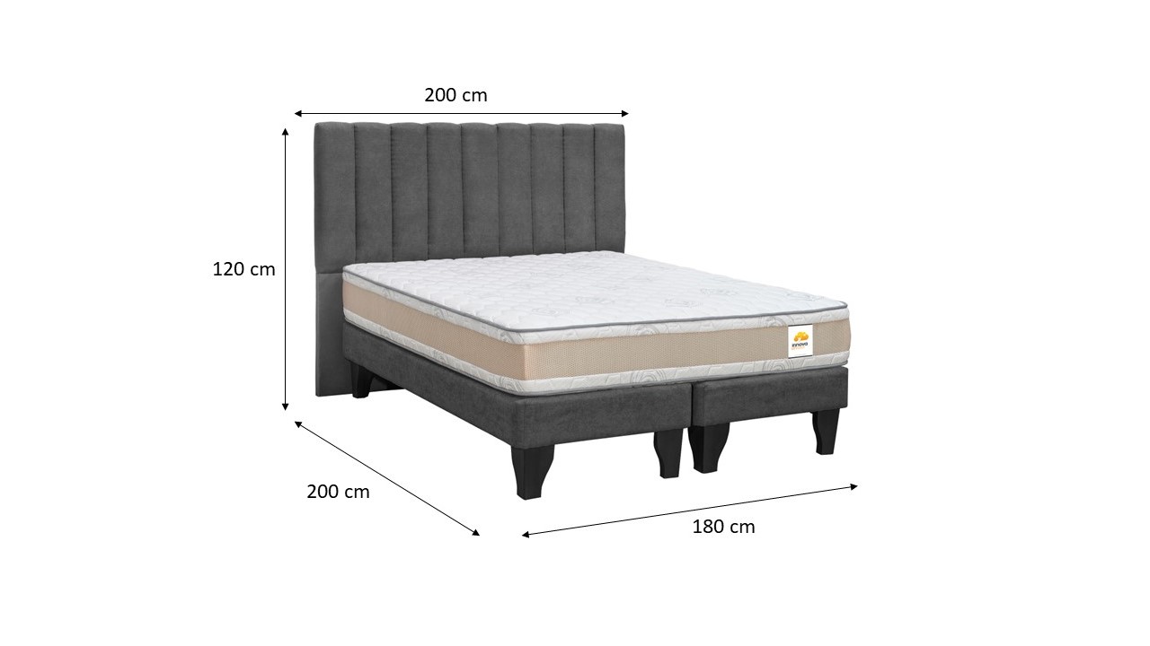 CAMA BD + RESPALDO DREAMS KING - 7