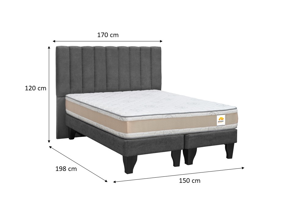CAMA BD + RESPALDO DREAMS 2 PL - 8