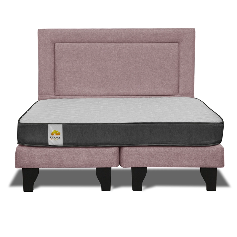 CAMA BD + RESPALDO SILVER KING - 1