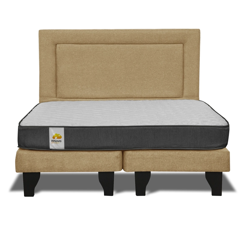CAMA BD + RESPALDO SILVER KING - 1