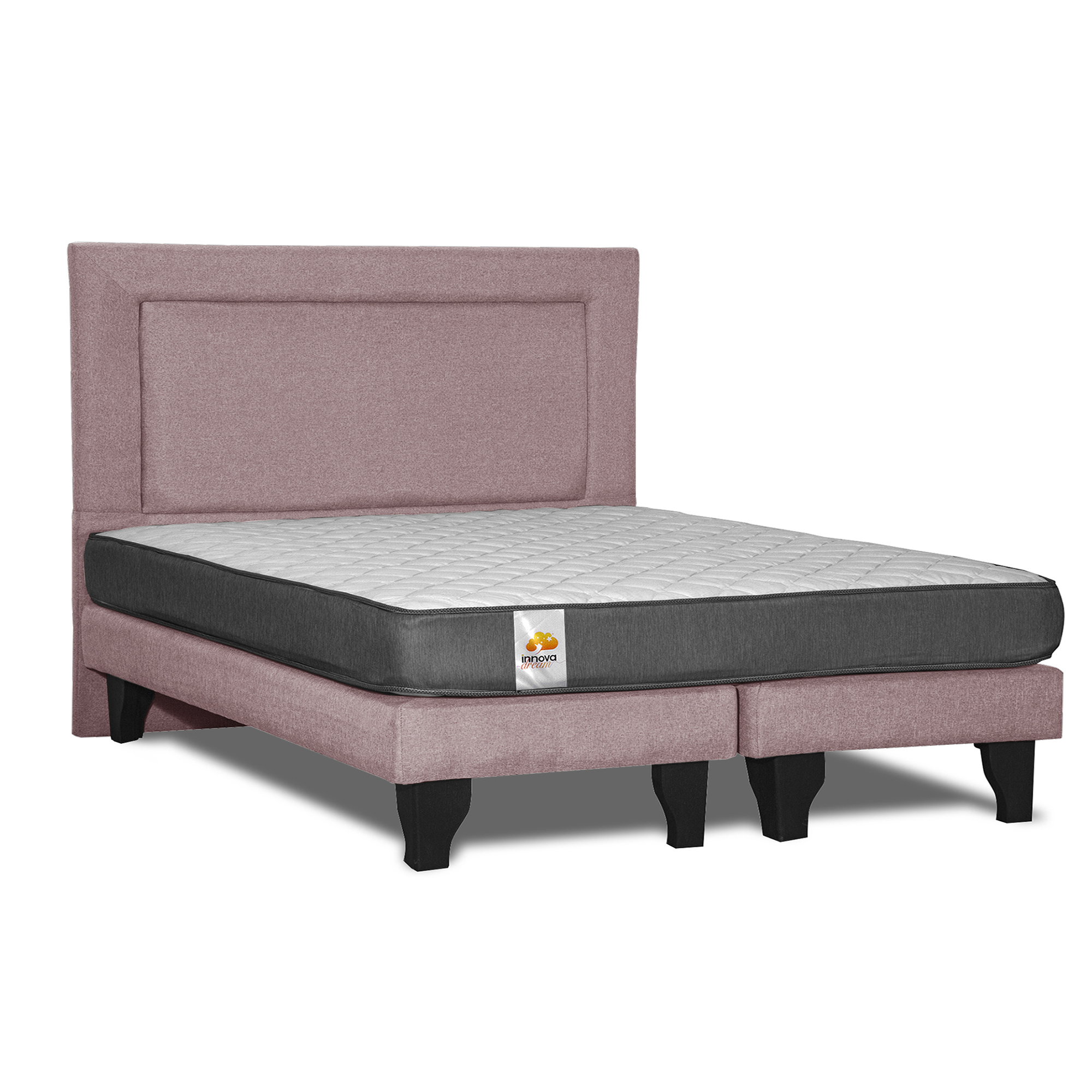 CAMA BD + RESPALDO SILVER KING - 2