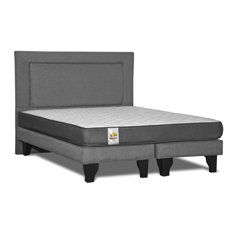 CAMA BD + RESPALDO SILVER KING - 2