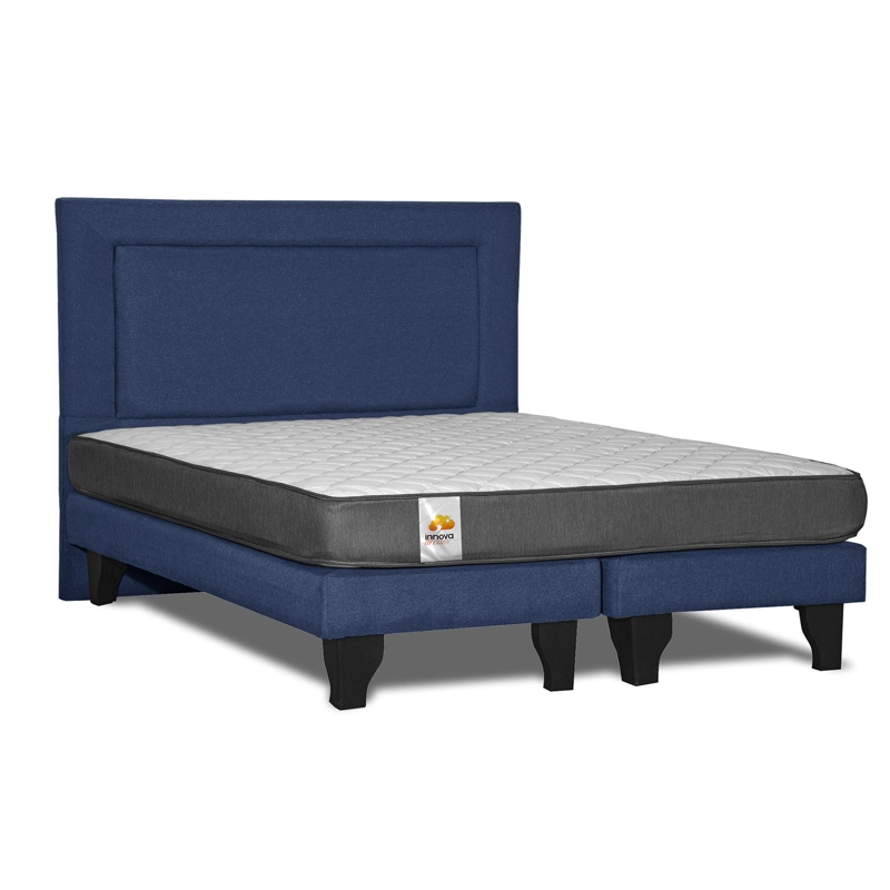 CAMA BD + RESPALDO SILVER KING - 2