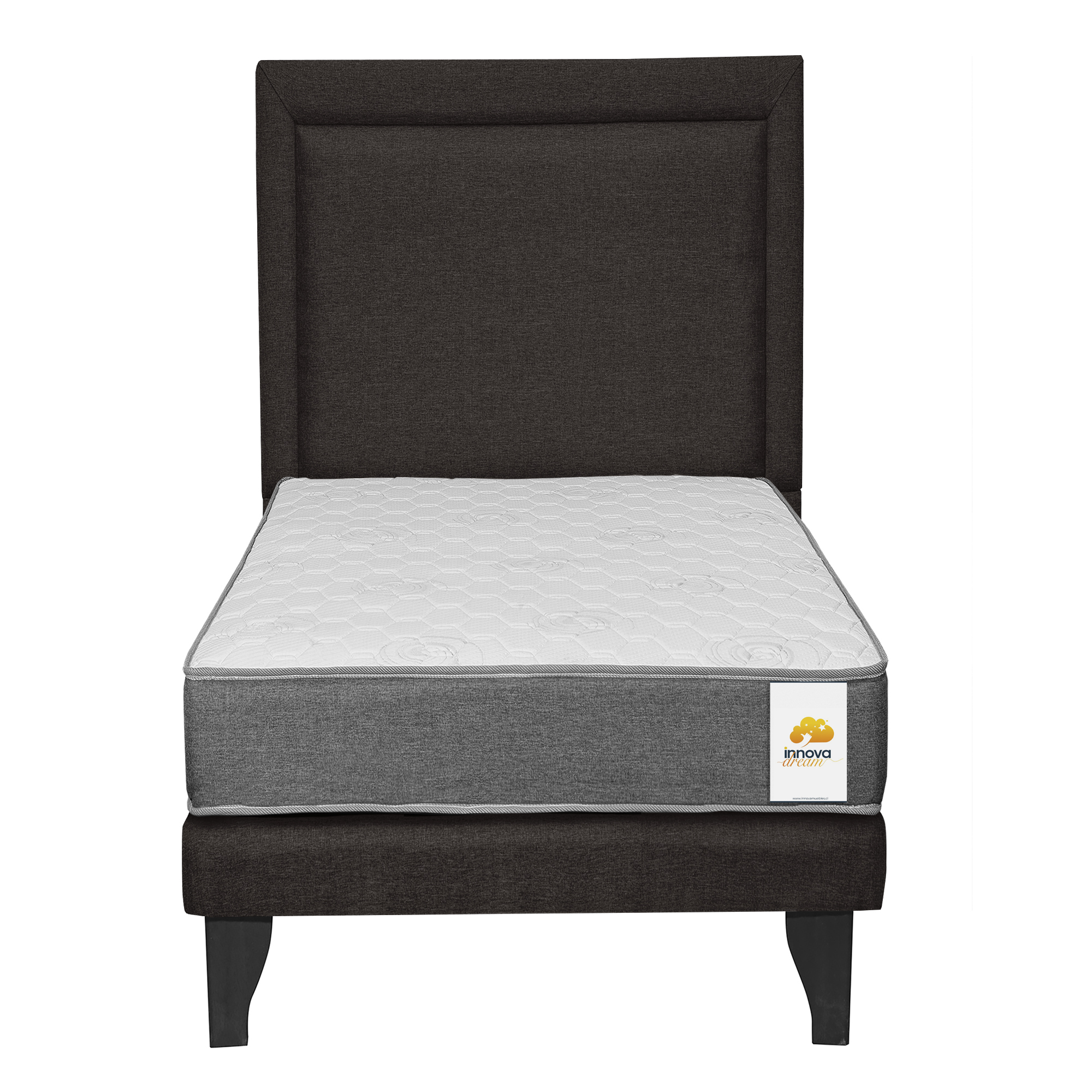 CAMA + RESPALDO SILVER 1 PL - 1