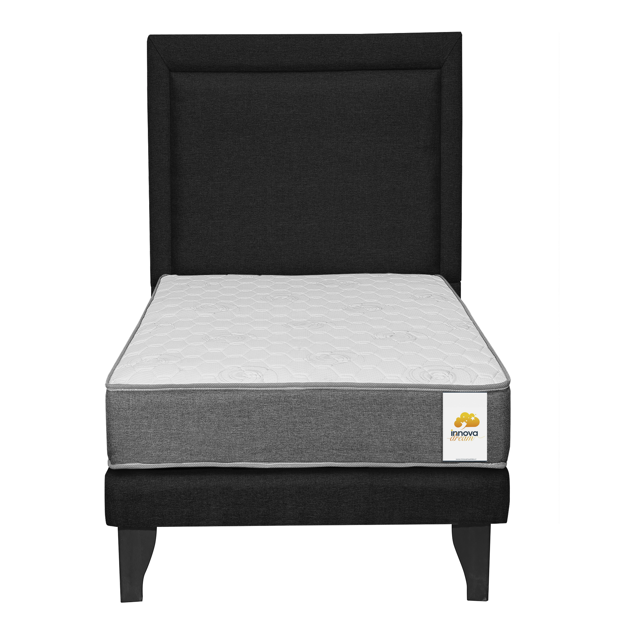 CAMA + RESPALDO SILVER 1 PL - 1