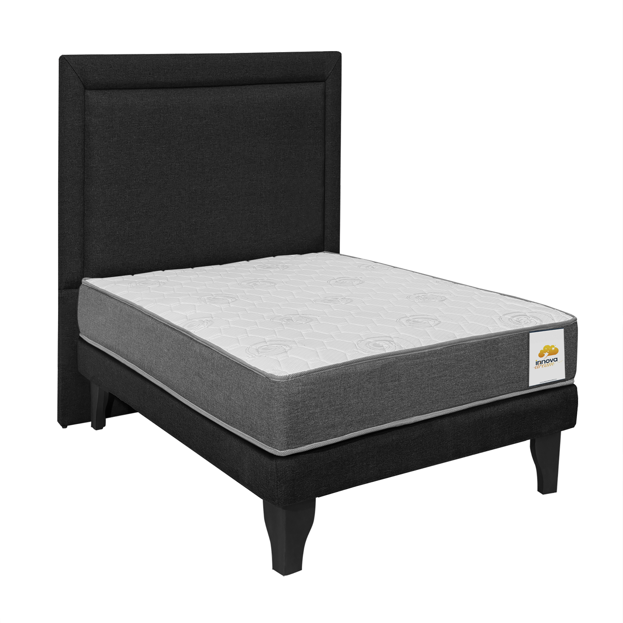 CAMA + RESPALDO SILVER 1 PL - 2