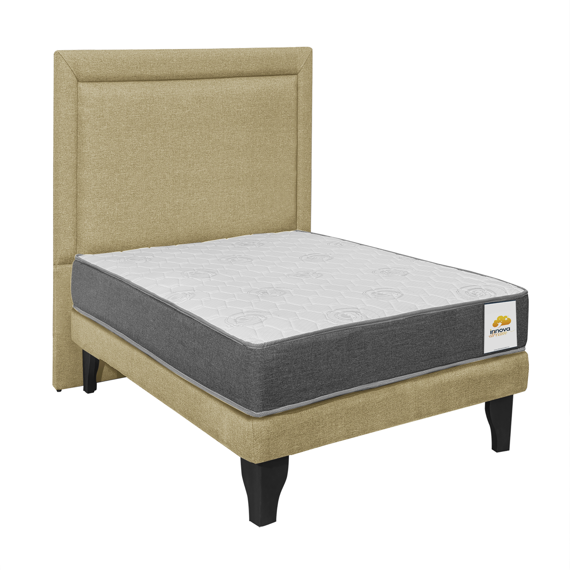 CAMA + RESPALDO SILVER 1 PL - 2