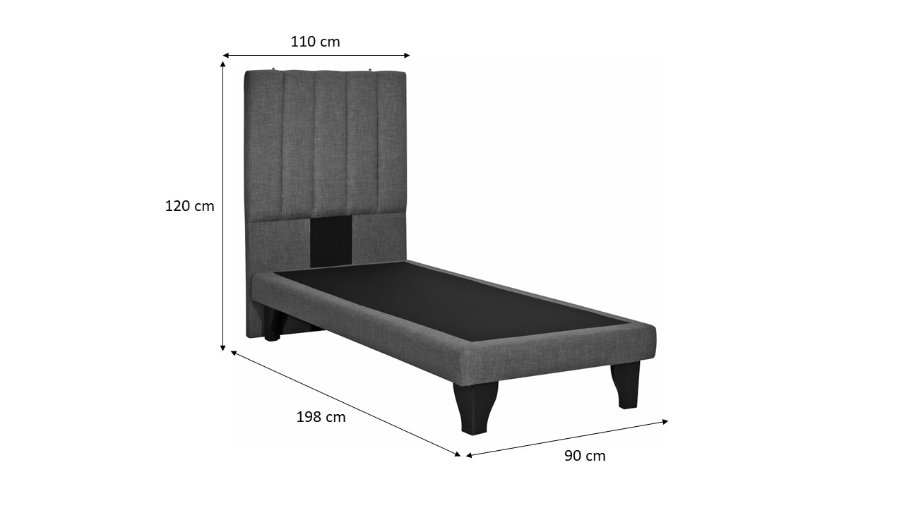 RESPALDO DE CAMA DREAMS + BASE 1 PL - 6