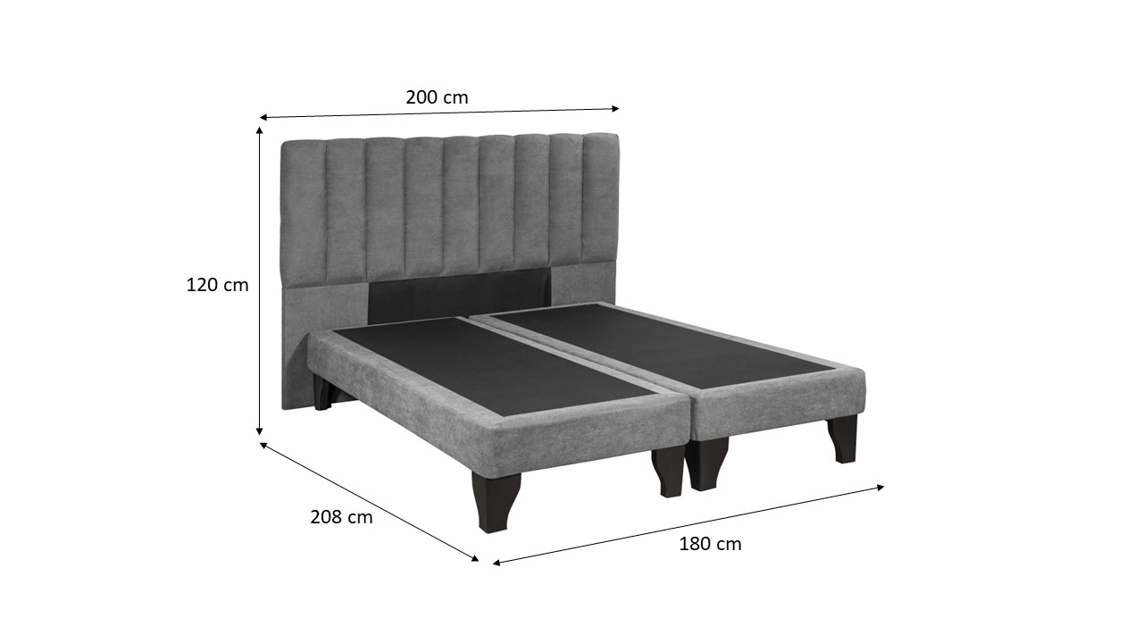 RESPALDO DE CAMA DREAMS + BASE KING - 6