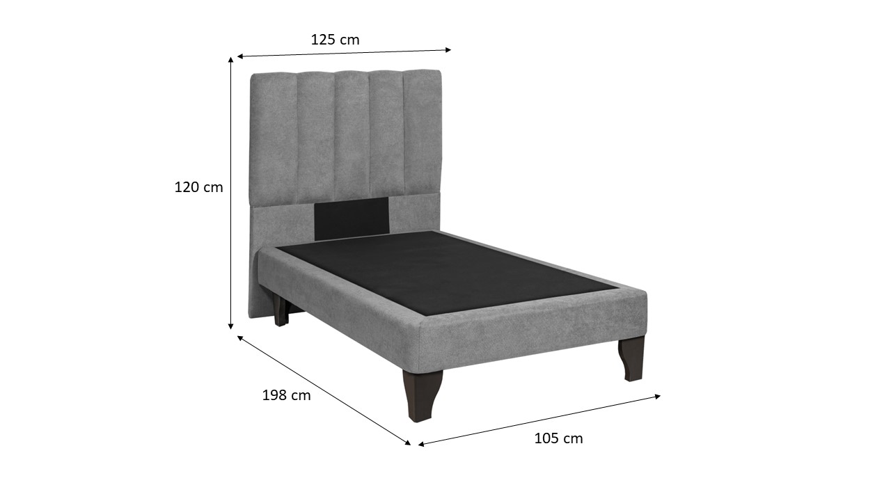 RESPALDO DE CAMA DREAMS + BASE 1 1/2 PL - 5