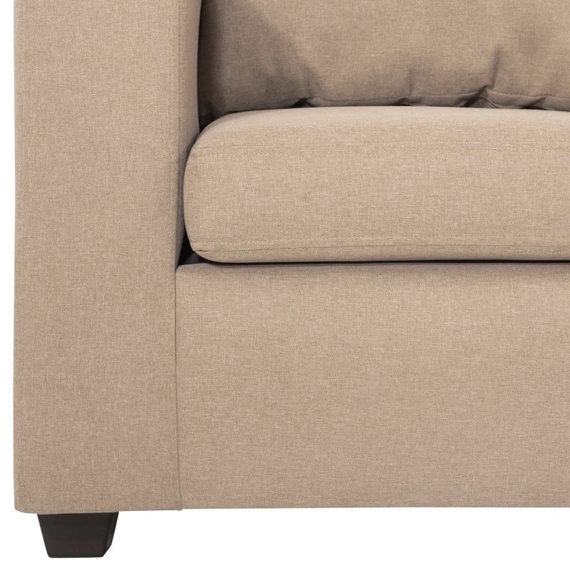 LIVING MARCO 3 CUERPOS + 2 POUF TELA - 8