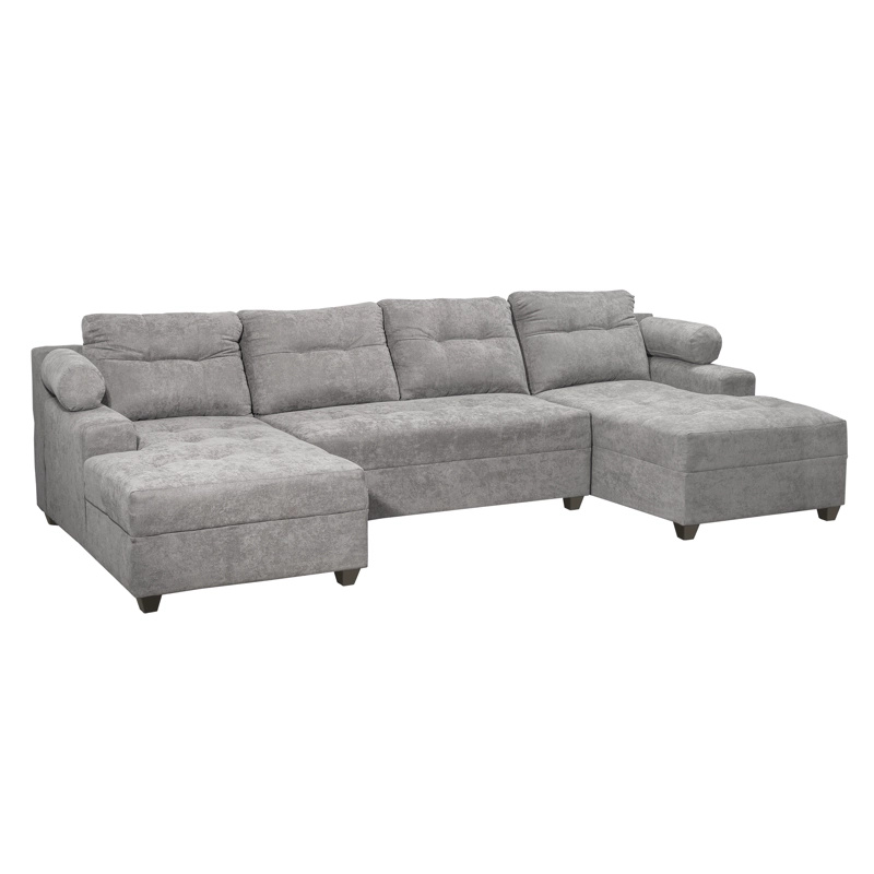 SECCIONAL LE MANS DOBLE CHAISE TELA - 4
