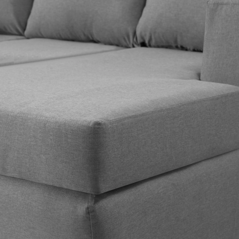 SECCIONAL MARCO 3.1 INTERCAMBIABLE + POUF TELA - 8