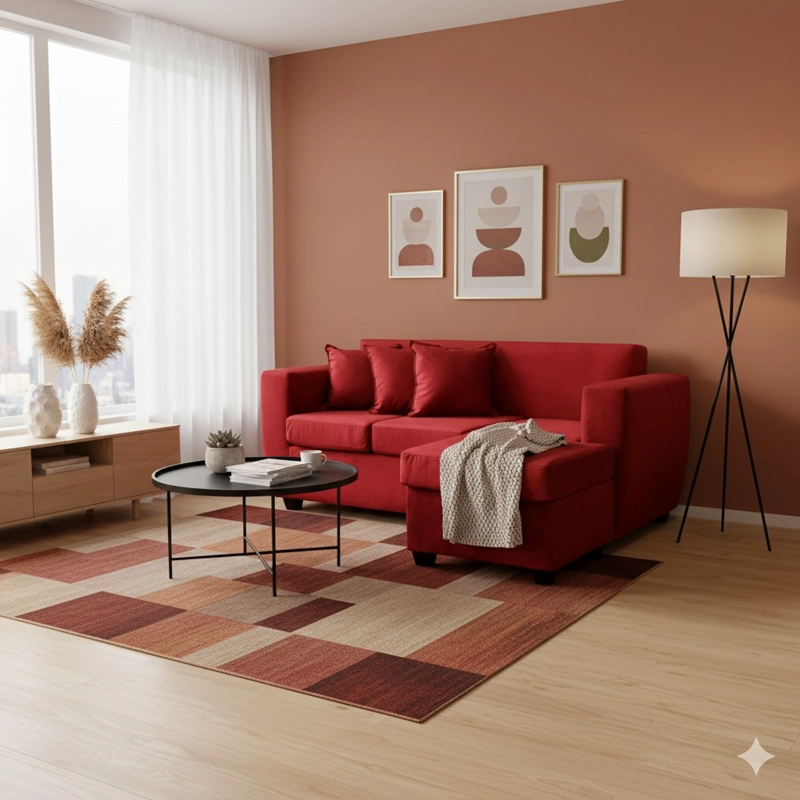 SECCIONAL KANSAS 3.1 FELPA  BEIGE - 1