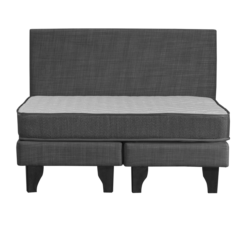 CAMA 2 PLAZAS SILVER + EVO TELA - 4