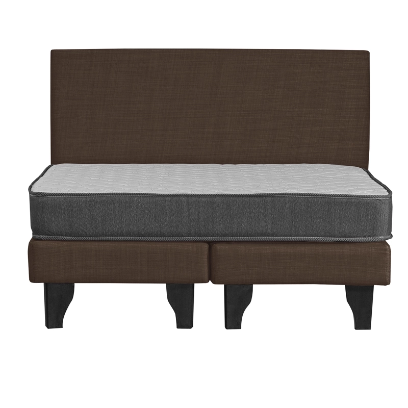 CAMA 2 PLAZAS SILVER + EVO TELA - 6