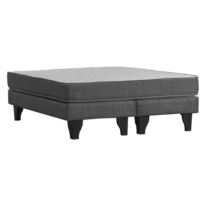 CAMA 2 PLAZAS SILVER + EVO TELA - 7