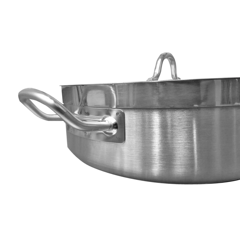 OLLA ARROCERA ACERO INOXIDABLE CON TAPA Y FONDO DIFUSOR 4 LITROS - 3