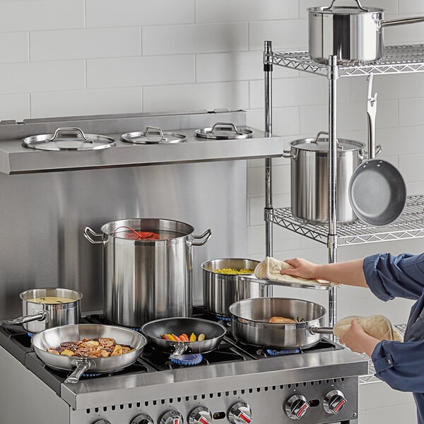 FONDO C/ TAPA ACERO INOX 50 LT. 40*40 CM - 2