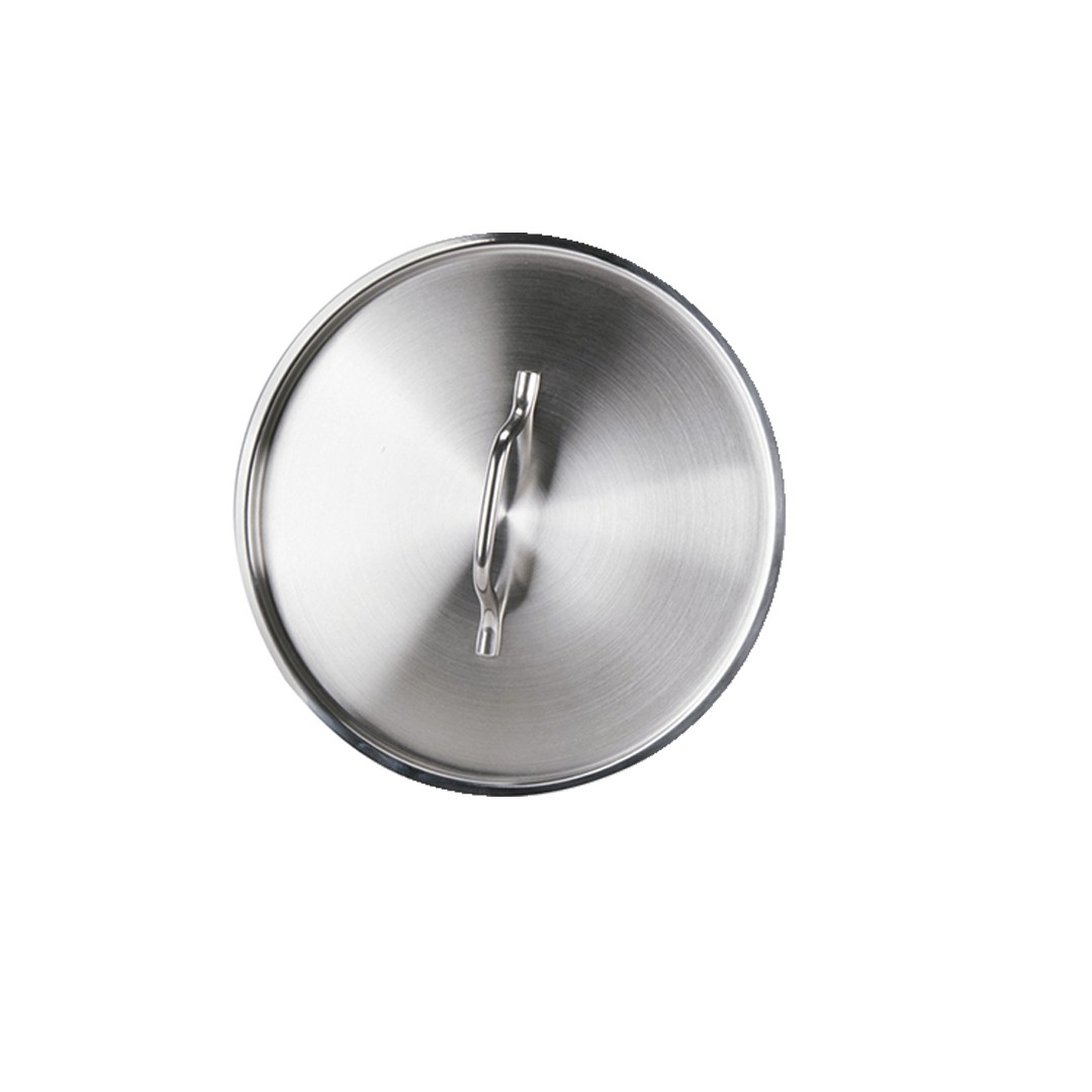FONDO C/TAPA ACERO INOX 50 LT. 40*40 CM. FONDO DIFUSOR - 3
